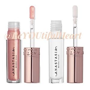 Anastasia Beverly Hills Mini Lip Gloss Duo in Peachy & Glass, 2 x 3.1 ml
